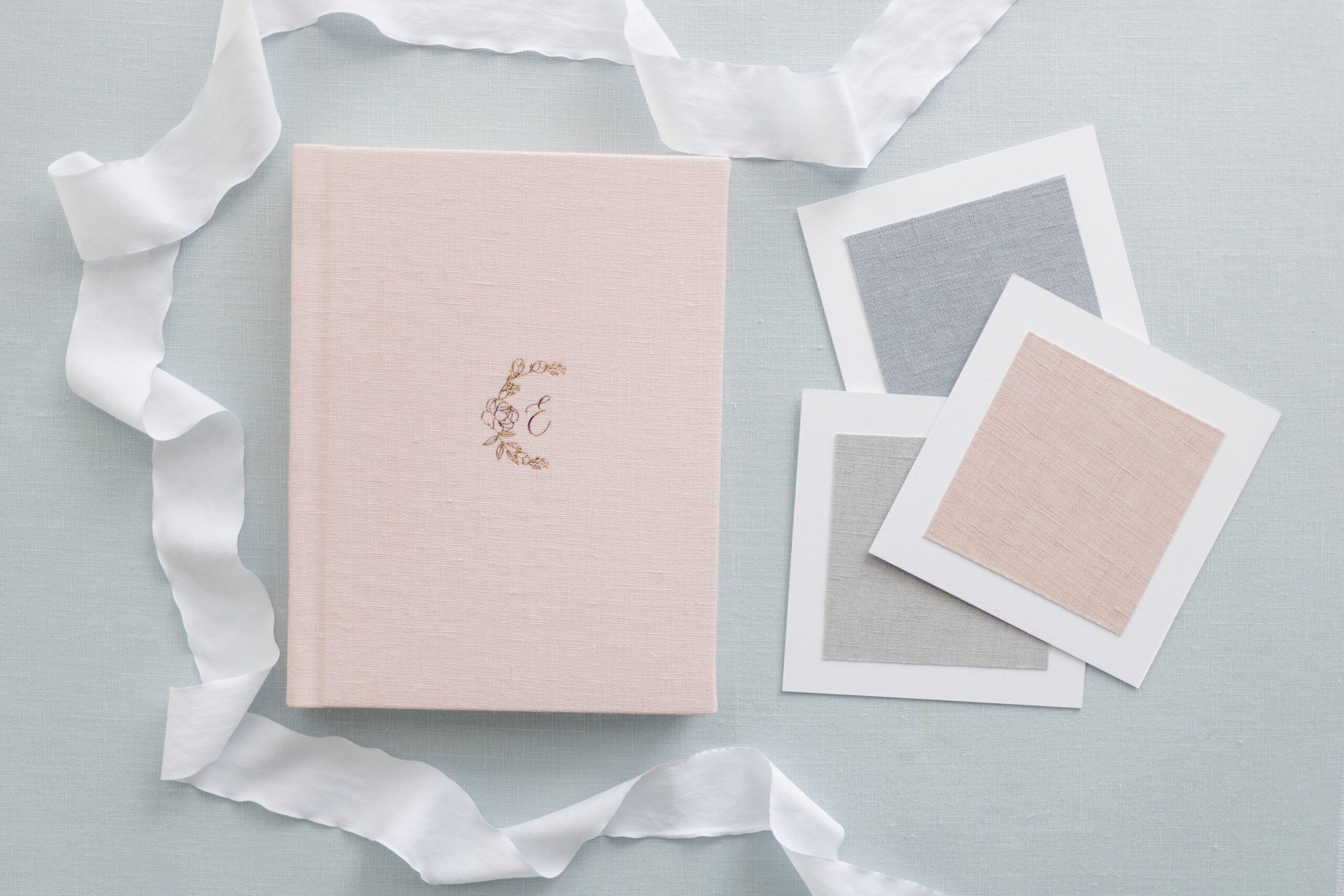Cover material options for heirloom albums
