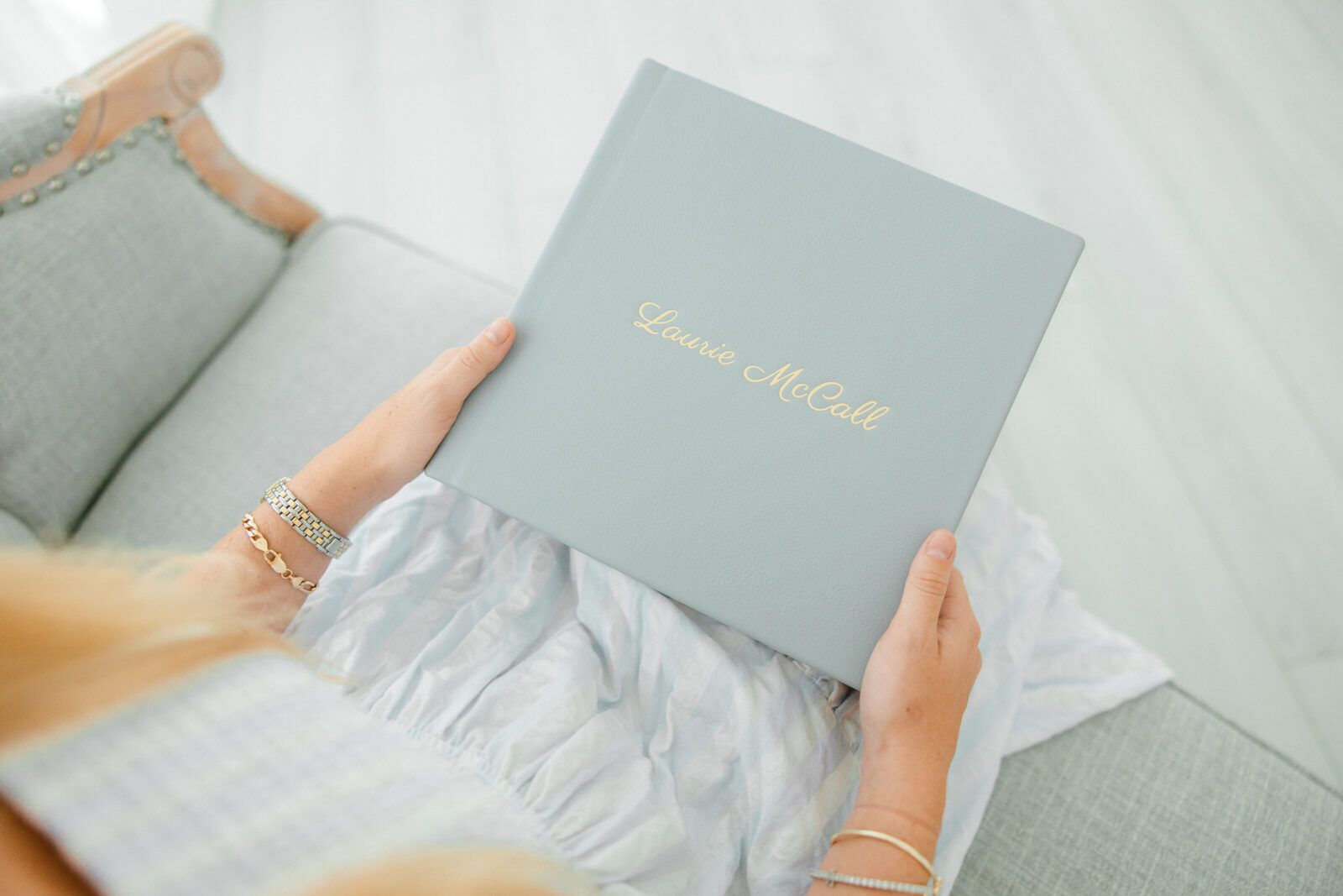 A beautiful custom designed heirloom album for a senior