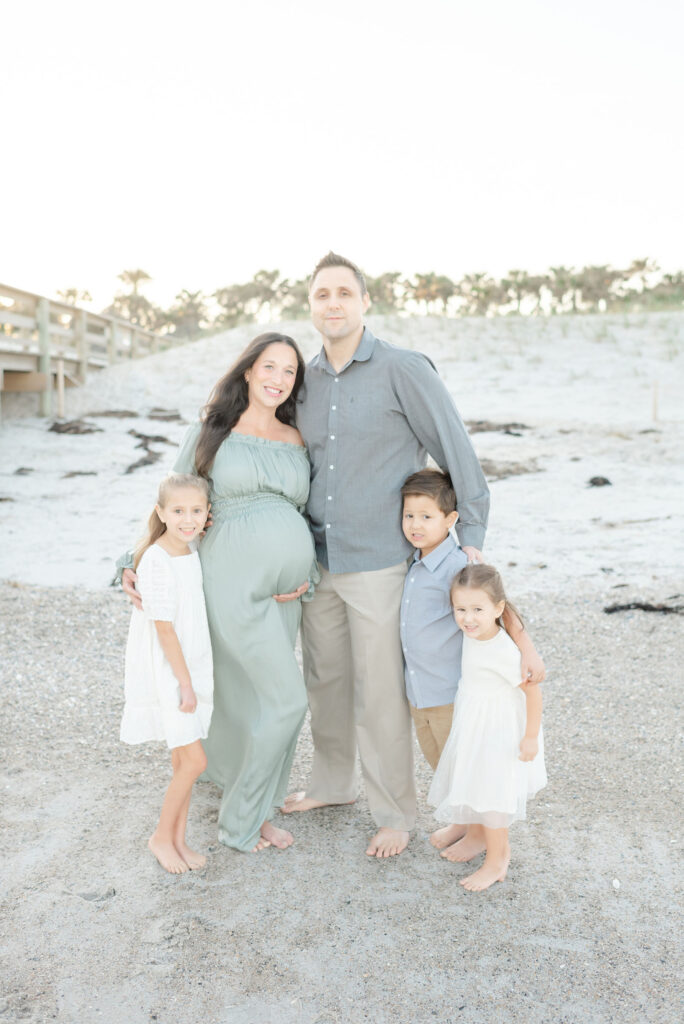 Emotional maternity photo session celebrating pregnancy