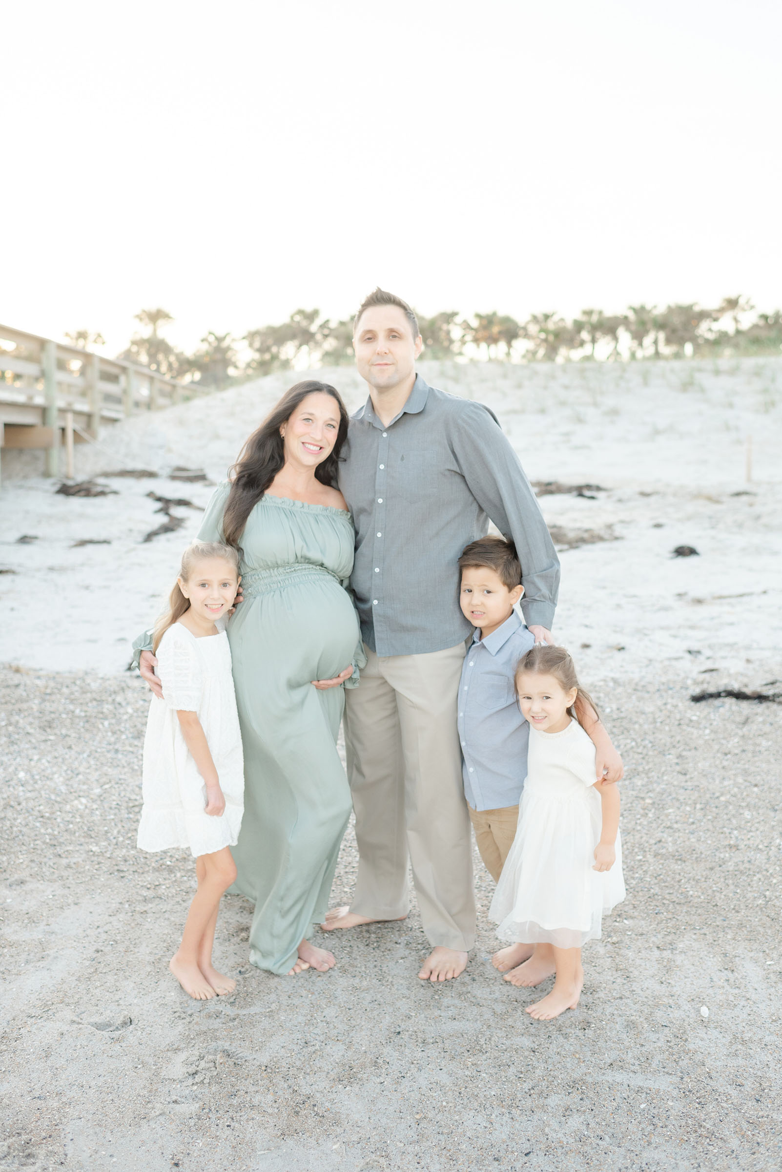 Emotional maternity photo session celebrating pregnancy